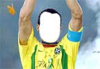 Cafu holding World Cup Trophy